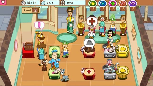 Level 3 - Garfield's Pet Hospital - Part 2 - Gameplay Walkthrough (iOS,Android) смотреть онлайн