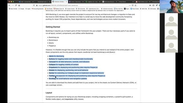 Bootstrap 4 and JavaScript смотреть онлайн