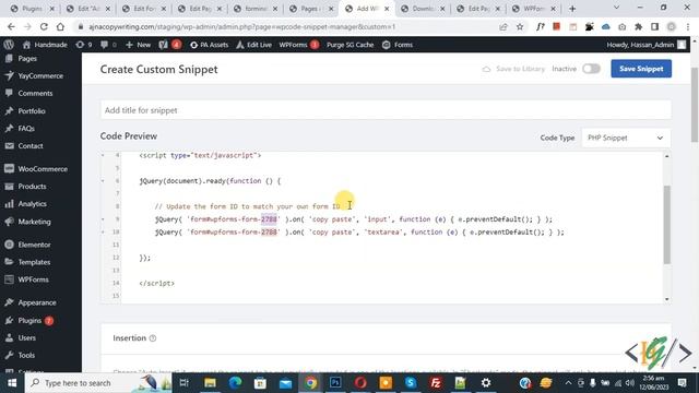 How to Prevent Copy and Paste Inside Your Form in WPForms WordPress | Input | Textarea смотреть онлайн