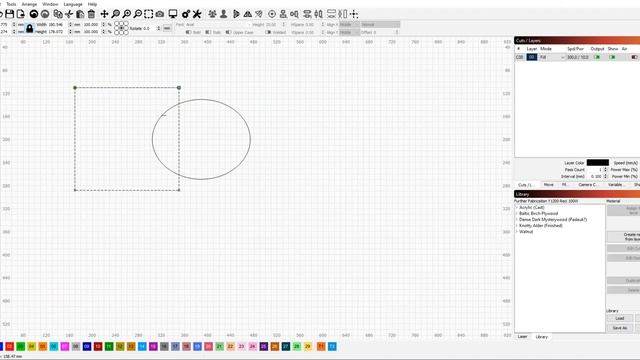 LightBurn Tutorial: Node Editor Trim function смотреть онлайн