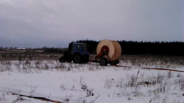 Гидравлическая катушка-транспортировщик для шлангов смотреть онлайн