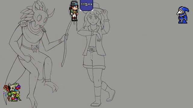 Witch Doctor, Steampunker and Lunatic Cultist Speedpaint - Terraria смотреть онлайн