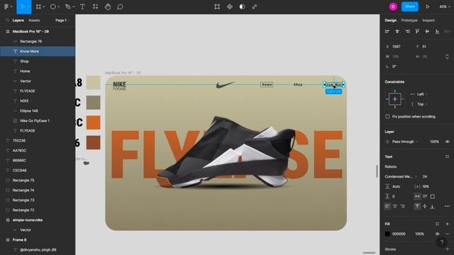 Shoes Website UI Design || Figma || DVxUI смотреть онлайн