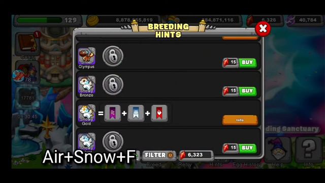 How to breed Snowy Gold Dragon in Dragonvale смотреть онлайн