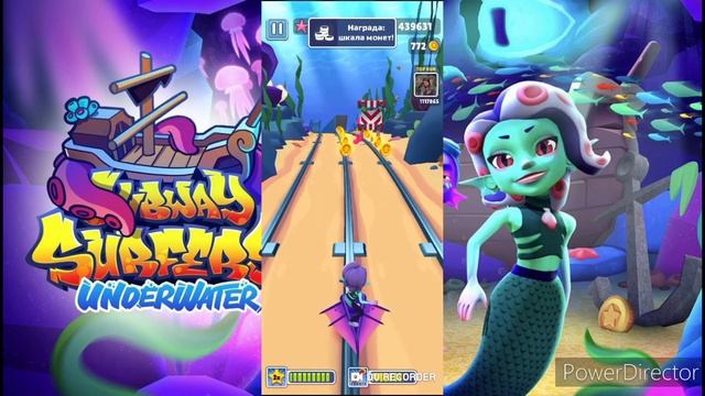 ???Отправляемся в Подводное путишествие Underwater Новый город Subway Surfers ??? смотреть онлайн