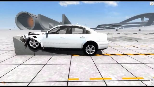 BeamNG Drive Mod Volkswagen Passat B5 Crash test смотреть онлайн