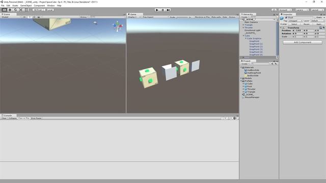 Unity Tutorial: Build-Your-Own-Spaceship in Project SpaceCube - Part 4 смотреть онлайн