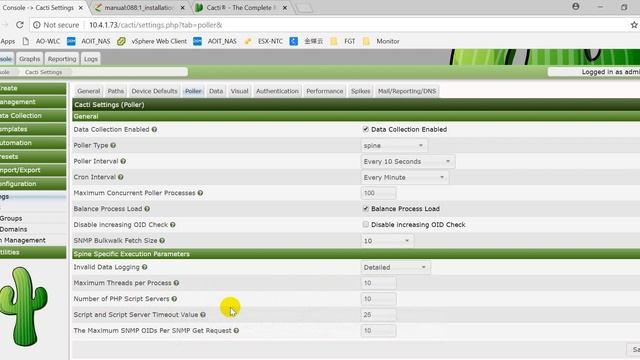 Install and Configure Plugin Spine 1 1 38 on Cacti 1 1 38 смотреть онлайн
