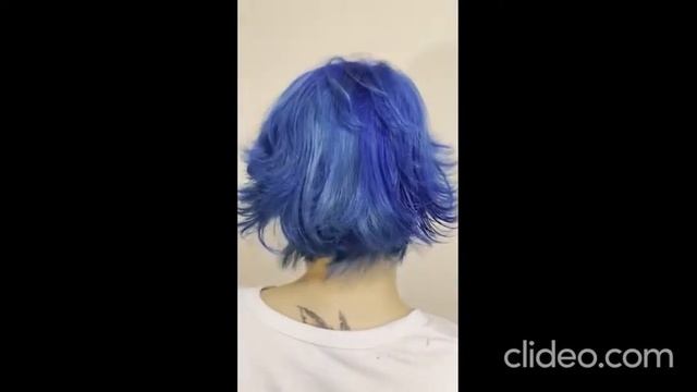 Окрашивание в синий цвет смотреть онлайн