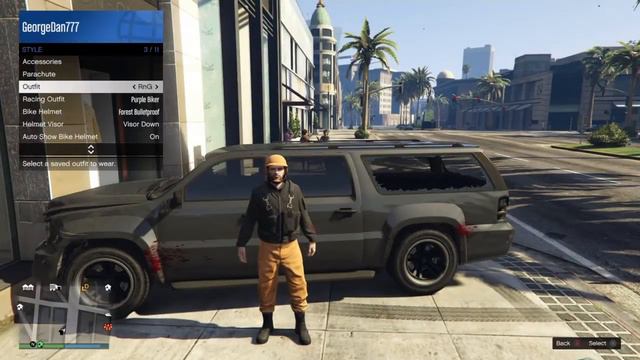 GTA 5 || Как перенести цветной шлем на любой костюм || 1.36 смотреть онлайн