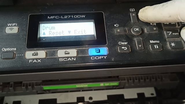 Replace Drum || How to reset Drum on brother MFC-L2710 DW || reset drum on brother printer смотреть онлайн