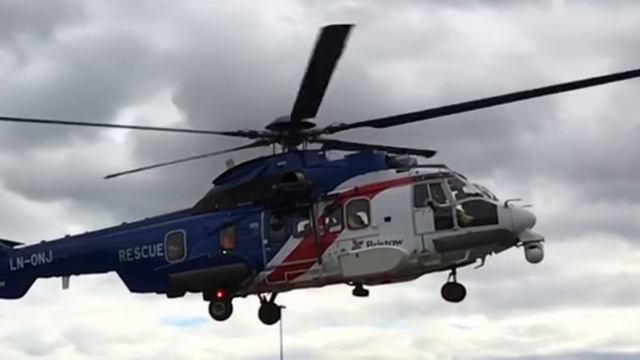 Slow Motion Video Showing Rotor Blade Movements of Super Puma EC 225 смотреть онлайн