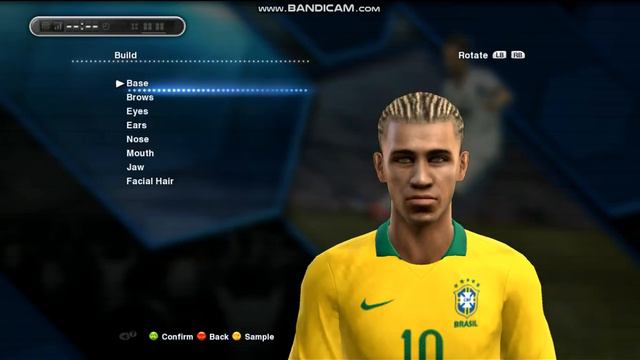 NEYMAR PES 2013 CREATE FACE AND NEW HAIRSTYLE смотреть онлайн