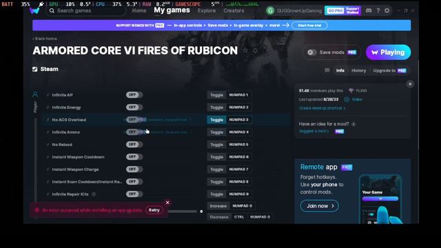 How To Use WeMod For FREE On Steam Deck? #steamdeck #wemod