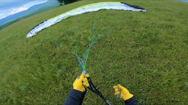 Как научится летать на Параплане? - как выводить крыло! - видеобзор смотреть онлайн