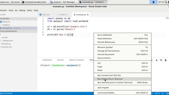Python Read Excel Cells into Variables смотреть онлайн