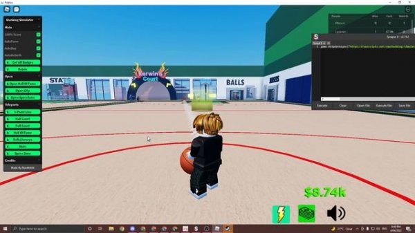 [NEW] Dunking Simulator Script / Hack GUI | Autofarm | 2x Cash | *PASTEBIN 2022*