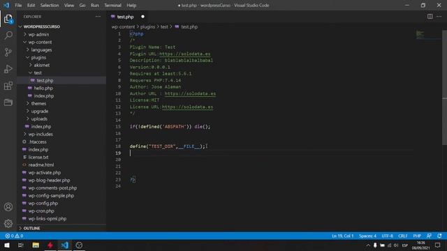 Desarrollo de plugin para WordPress de 0 a 100 - Activar Debug de WordPress смотреть онлайн