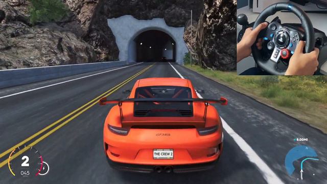 Porsche 911 GT3 RS | The Crew 2 Free Roam PS5 | LogitechG29 Gameplay