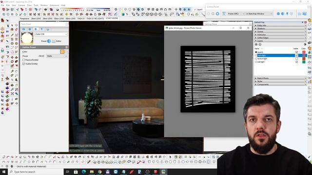 TheaRender Dark Interior | Modulus Render