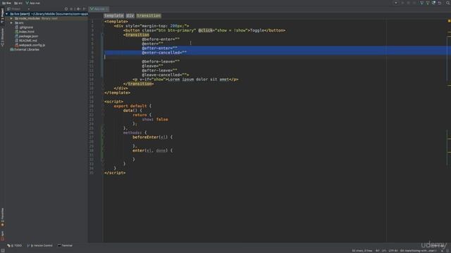 Vue.js 135 Transitioning with JavaScript hooks смотреть онлайн