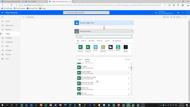 Count the number of rows in an Excel document from Power Automate смотреть онлайн
