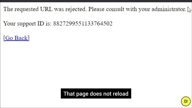 The requested URL was rejected. Please consult with your administrator. {Solved} смотреть онлайн