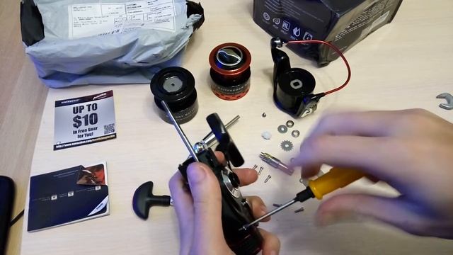 KastKing sharky baitfeeder 5000. катушка для фидера. с байтранером. Вскрытие. НЕ ОБЗОР. смотреть онлайн