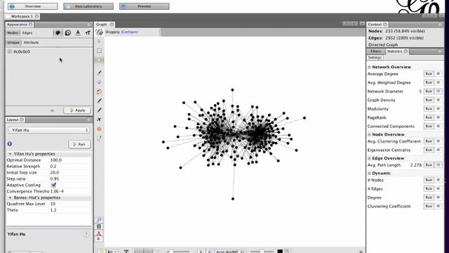 Gephi Tutorial on Network Visualization and Analysis смотреть онлайн
