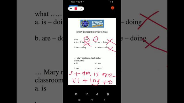 BAHASA INGGRIS 1: REVIEW ON PRESENT CONTINUOUS TENSE смотреть онлайн