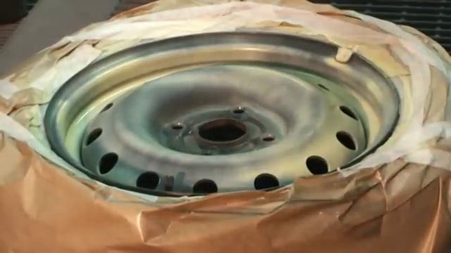 Как быстро и легко покрасить колесо!. смотреть онлайн