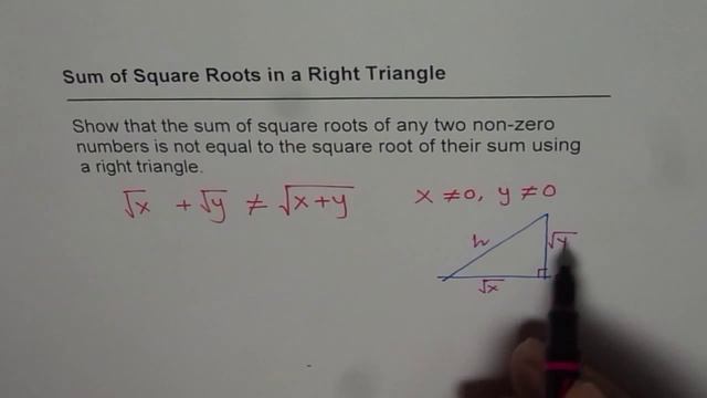 Sum of Squares of Roots and Square Root of Their Sum смотреть онлайн