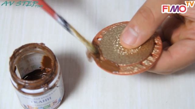 Мастер-класс: Кулон с имитацией кожи и дерева из полимерной глины FIMO/polymer clay tutorial смотреть онлайн