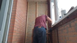 балкон, обрешетка под вагонку Т1