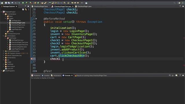 Selenium Framework - 11 (Automate two pages) смотреть онлайн
