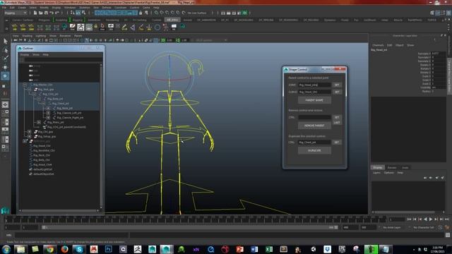 Frankie 29 - Torso Controls using parent shape node смотреть онлайн