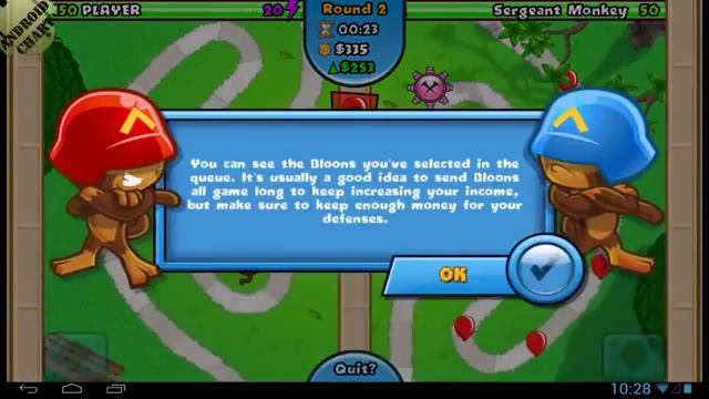 Bloons TD Battles Обзор Игры на Андроид, HD Геймплей смотреть онлайн