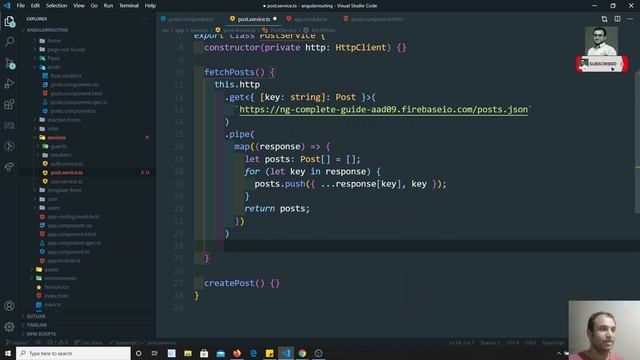 95. Using Services for Http request with HttpClient. Communicate Services and Components in Angular смотреть онлайн
