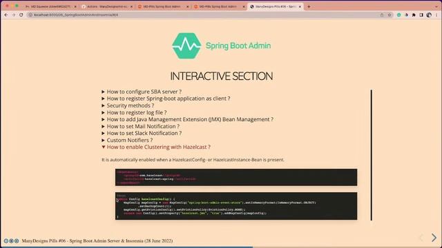 Manydesigns Pills - Spring Boot Admin & Insomnia смотреть онлайн