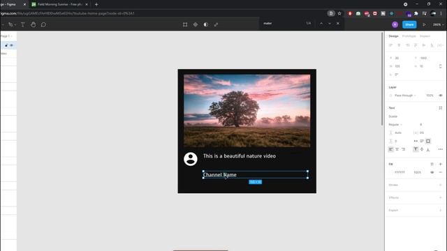 Build a YouTube like card section in Figma смотреть онлайн