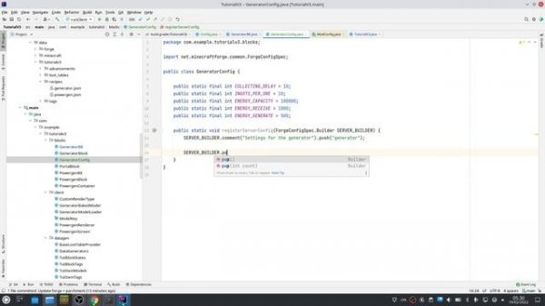 Minecraft Forge 1.18.1 Modding Tutorials (6): Configuration