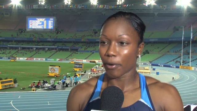 From the Daegu 2011 Mixed Zone: Carmelita jeter USA смотреть онлайн
