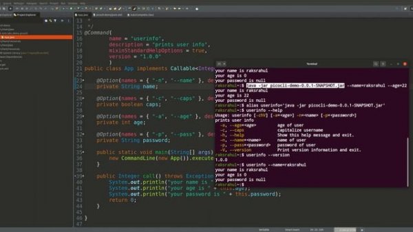 Autocomplete Java CLI using Picocli | Ubuntu