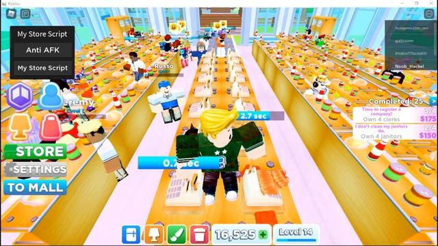 *My Store Roblox Script* [OP] | Anti AFK, Auto Checkout, Auto Clean, And Auto Restock смотреть онлайн
