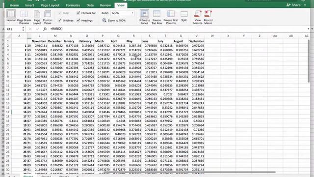 Excel - Freeze rows and columns смотреть онлайн