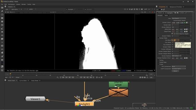 How to Key Green Screen in Nuke using Keylight (Basic) смотреть онлайн