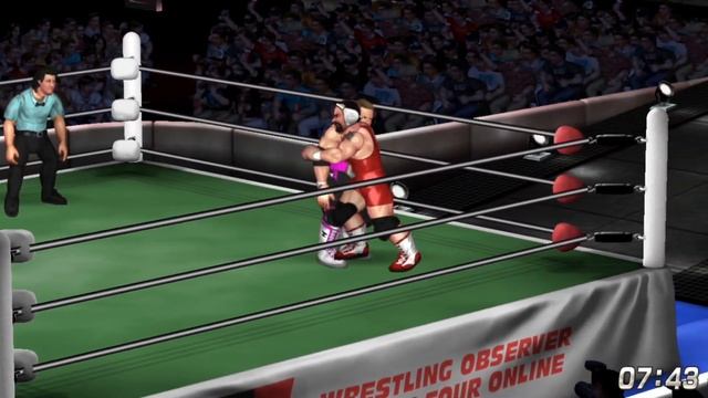 Jim Neidhart vs. Rick Steiner (Fire Pro Wrestling World) смотреть онлайн