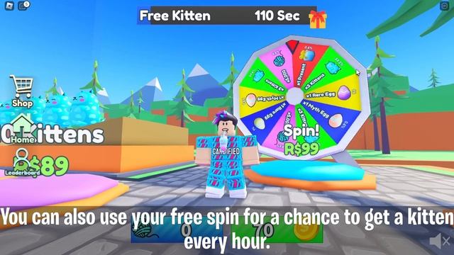 [FREE LIMITED] HOW TO GET THE BLUE KITTEN SHOULDER PAL IN KITTEN TYCOON - ROBLOX смотреть онлайн