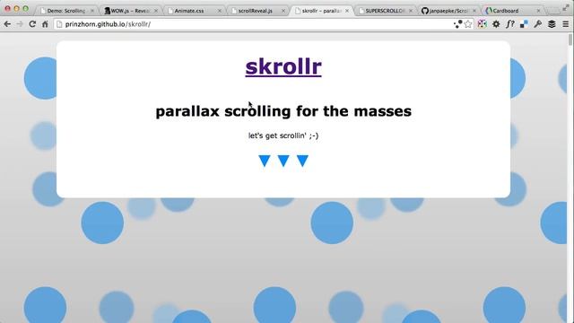 A Guide to JavaScript Scrolling Animation Libraries смотреть онлайн