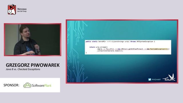 WJUG #178 - Flash talks - ConfigSlurper, Big Data, wyjątki w Lambdach, web SSO oraz Guice смотреть онлайн